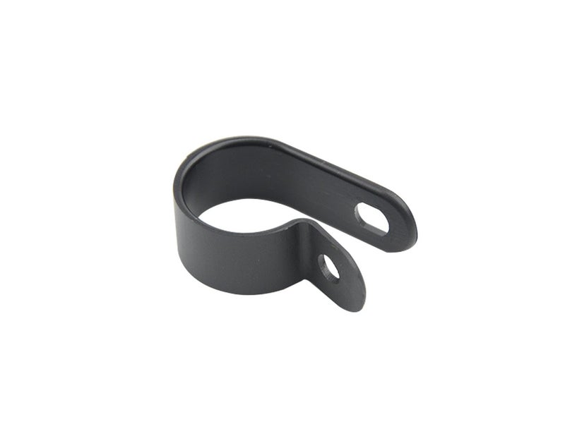 TOVOT 100 PCS 5/8" Nylon Cable Clamps Assortment R-Type Cable Clips Kit Black Plastic Wire Clamps Fasteners for Wire Mounting - Image 5